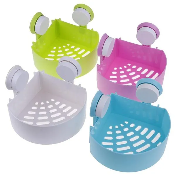 1098 Corner Shelf Multipurpose Tray with Suction Cup