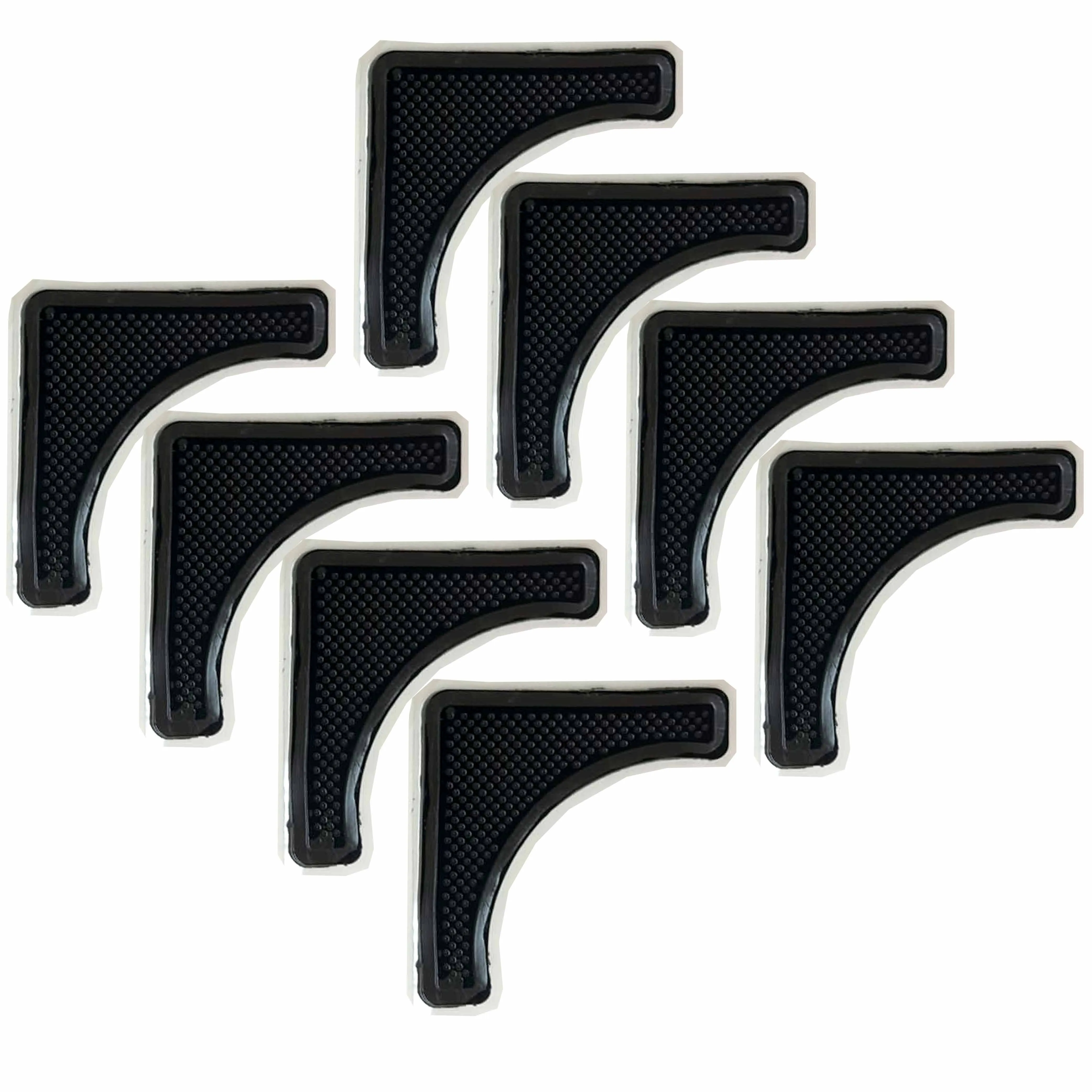 8 Pc Rug Grippers Anti Slip Carpet Mat Grip Set Non Skid Floor Pad Tape Adhesive