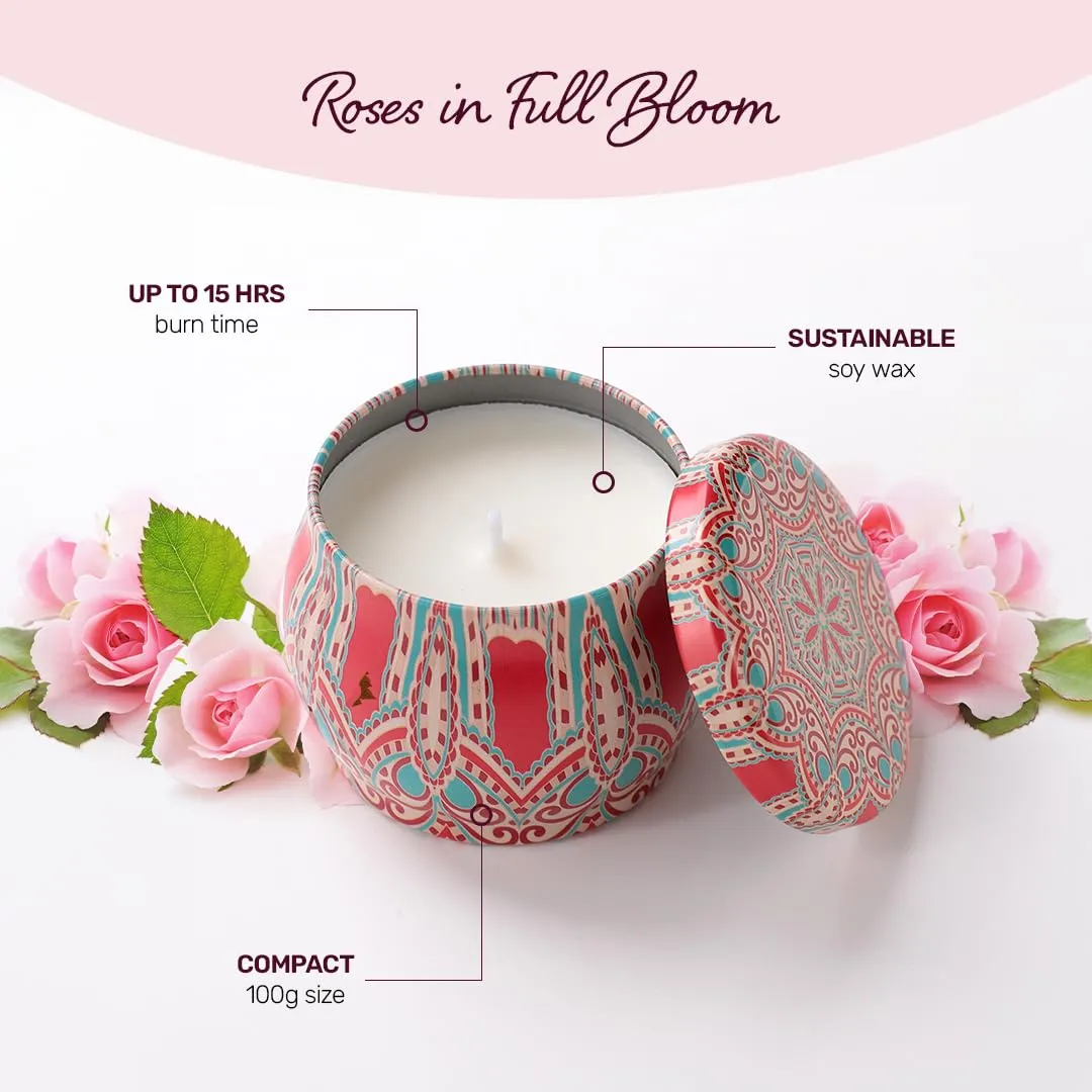Andme Scented Candles for Home Decor (Pack of 100) | Candles for Gifting - Christmas New Year Gift Items, Birthday Gift, Rose Fragrance(120 GMS Each)