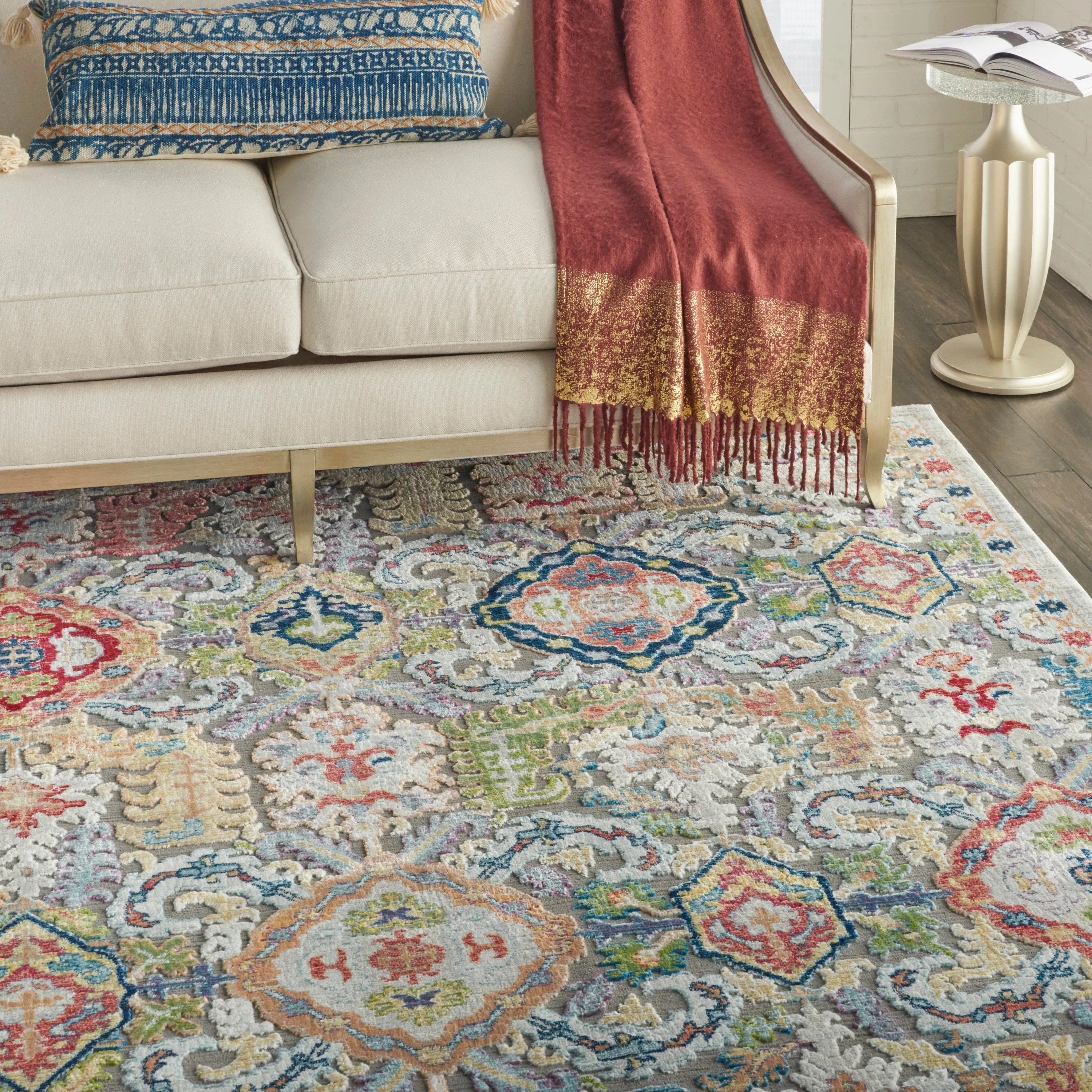 Ankara Global Grey/Multicolor Rug
