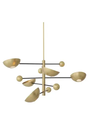 Antique Brass Bowls Chandelier | Eichholtz Salinas