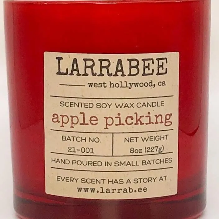 Apple Picking handcrafted candle