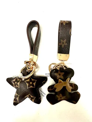 Bougie Bear or Star Keychain