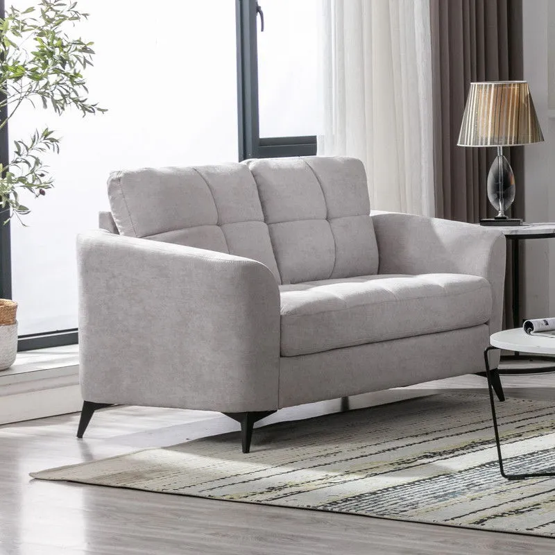Callie - Woven Fabric Loveseat by Couch.com