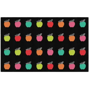 Colorful Apples Sitting Spot Rug