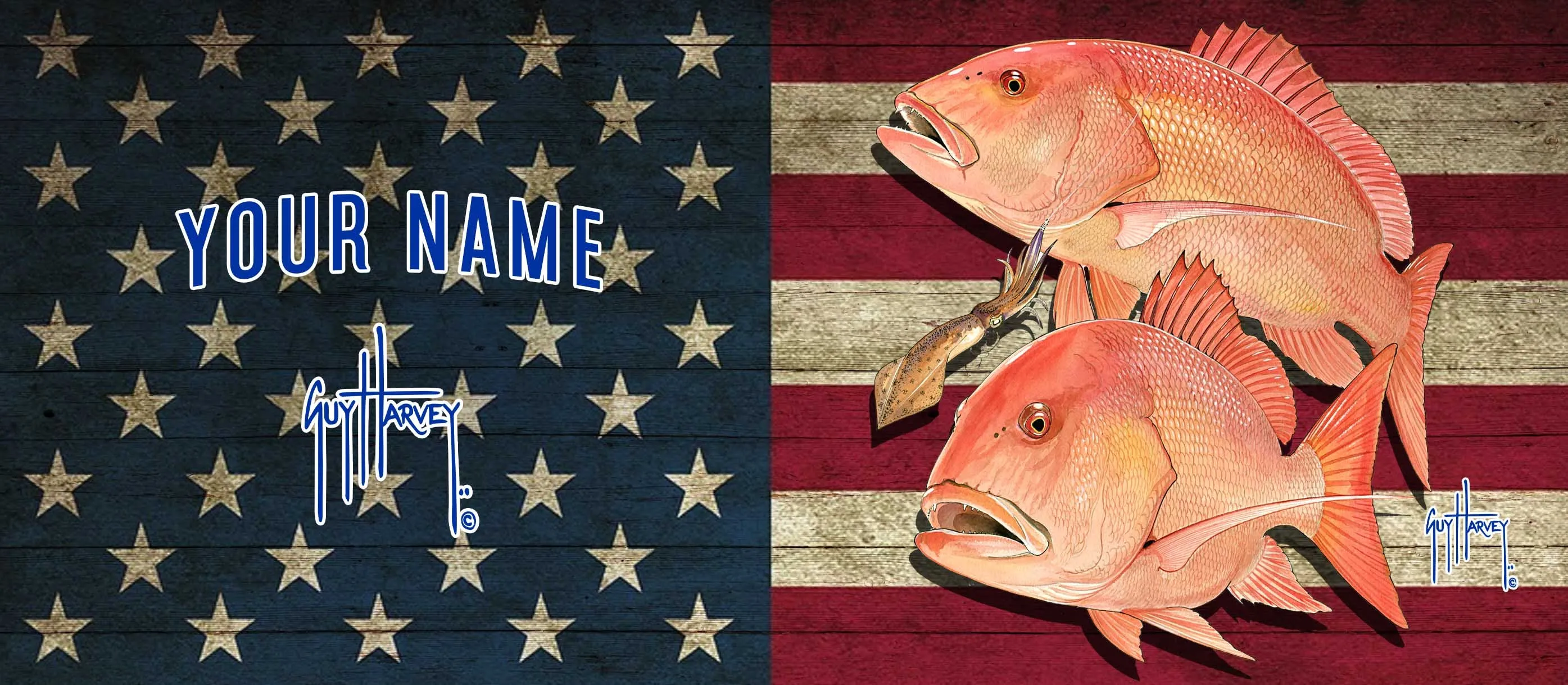 Custom Americana Snapper Coffee Mug