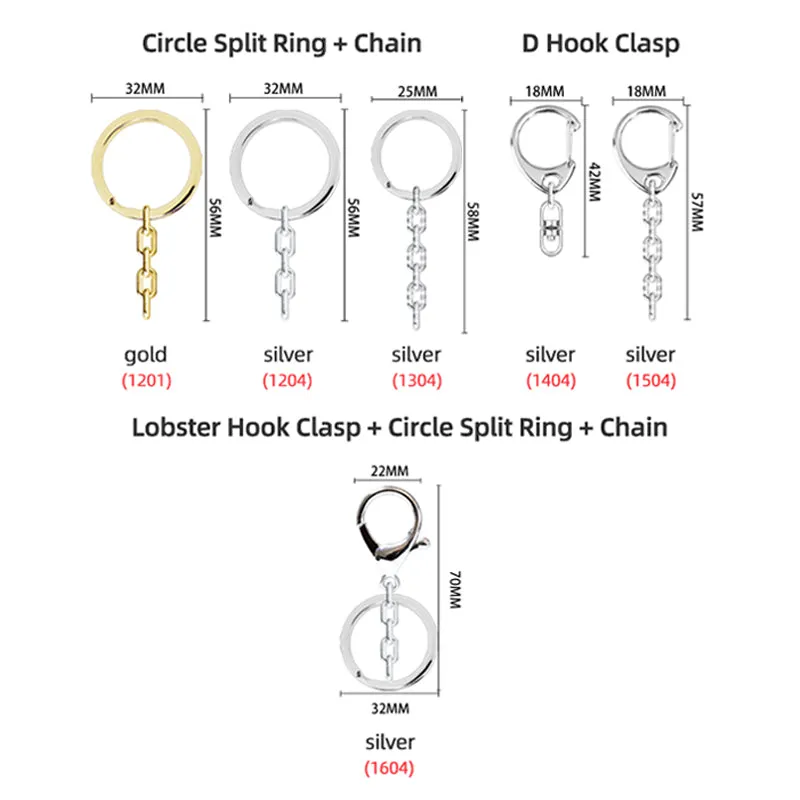 Custom Clear Acrylic Keychains