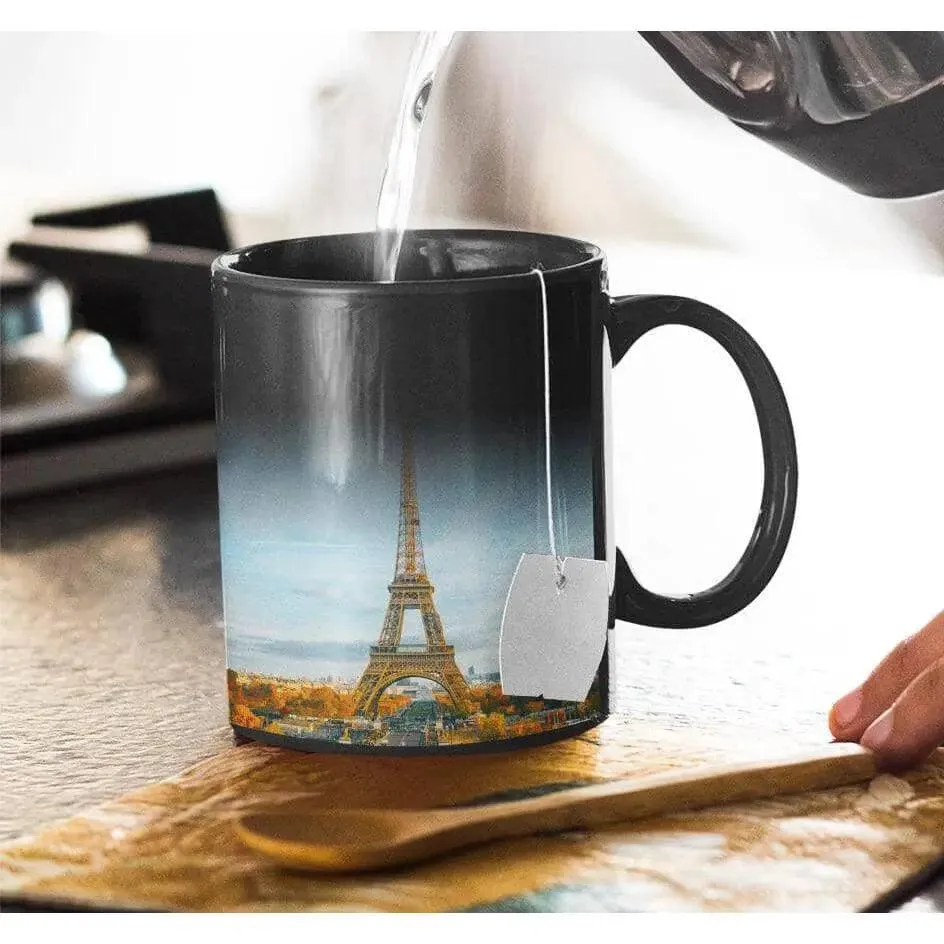 Custom Pictogram with Monogram Heat Activated Magic Mug