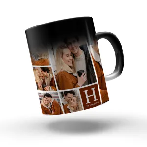 Custom Pictogram with Monogram Heat Activated Magic Mug
