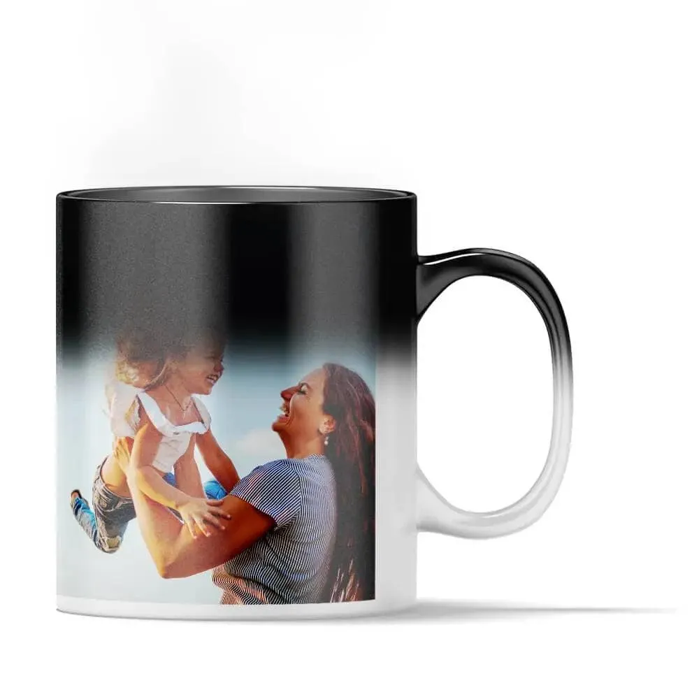 Custom Pictogram with Monogram Heat Activated Magic Mug