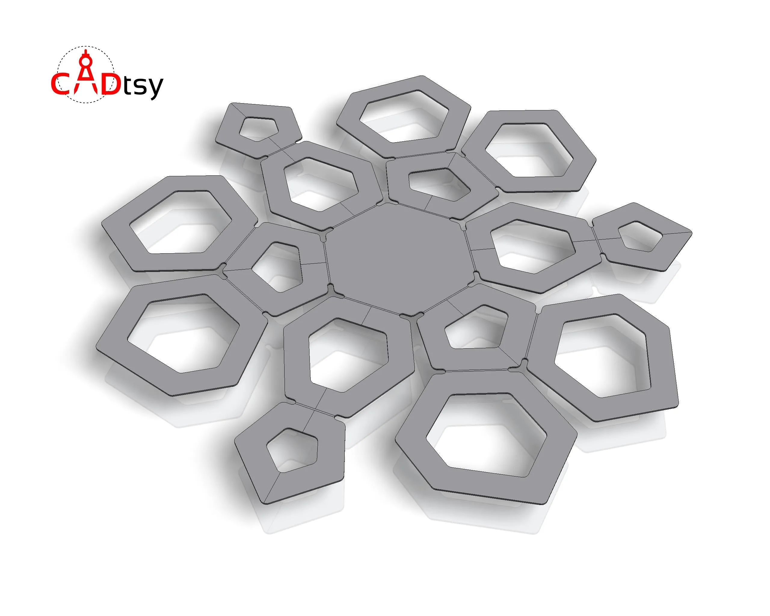 Decorative Metal Fruit Bowl DXF / SVG CNC Laser / Plasma Cutting Files