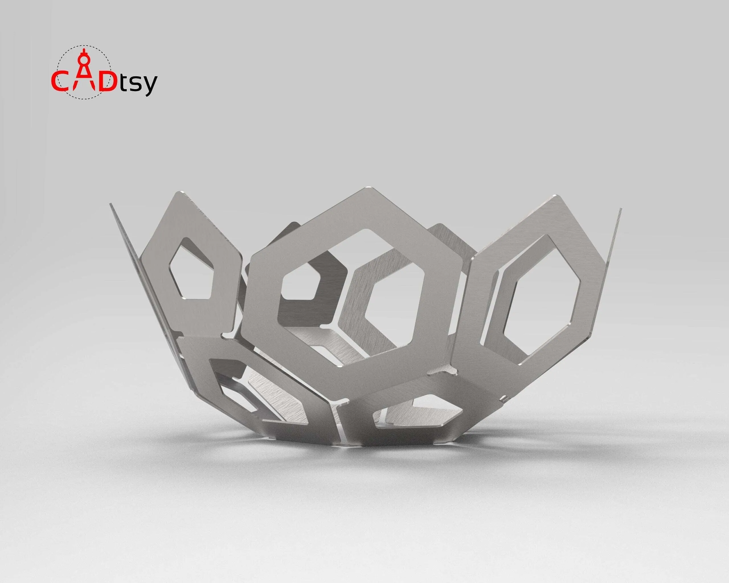 Decorative Metal Fruit Bowl DXF / SVG CNC Laser / Plasma Cutting Files