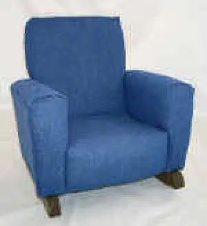 Denim Rocking Chair
