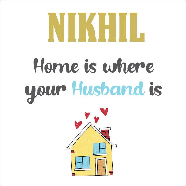 Home is my Husband © Personalized Mug