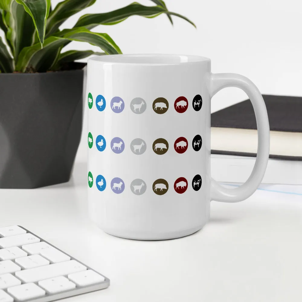 Iconic White Ceramic Coffee Mug