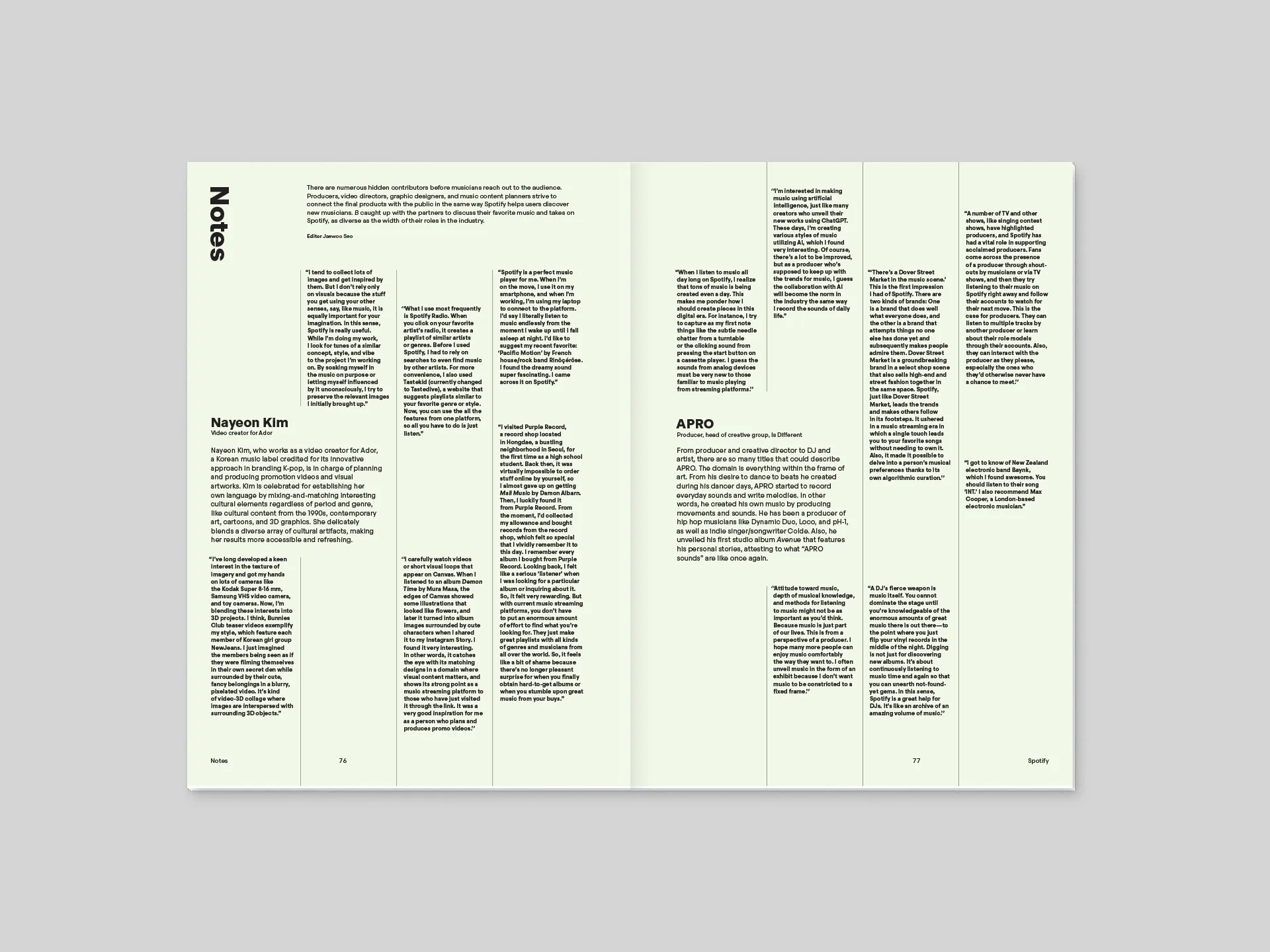 Magazine B - Issue 95 Spotify