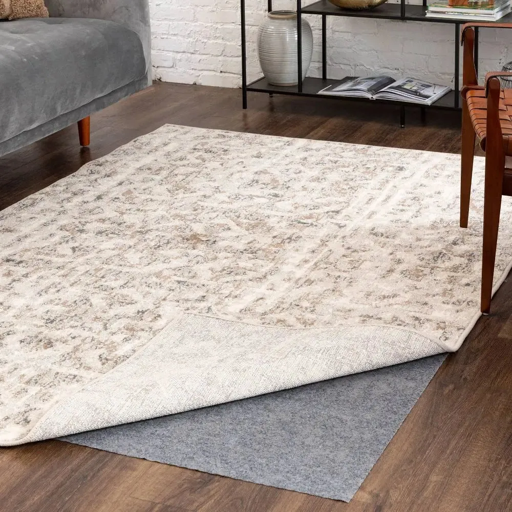 New - Karastan 8'x12' All Purpose Rug Pad Gray