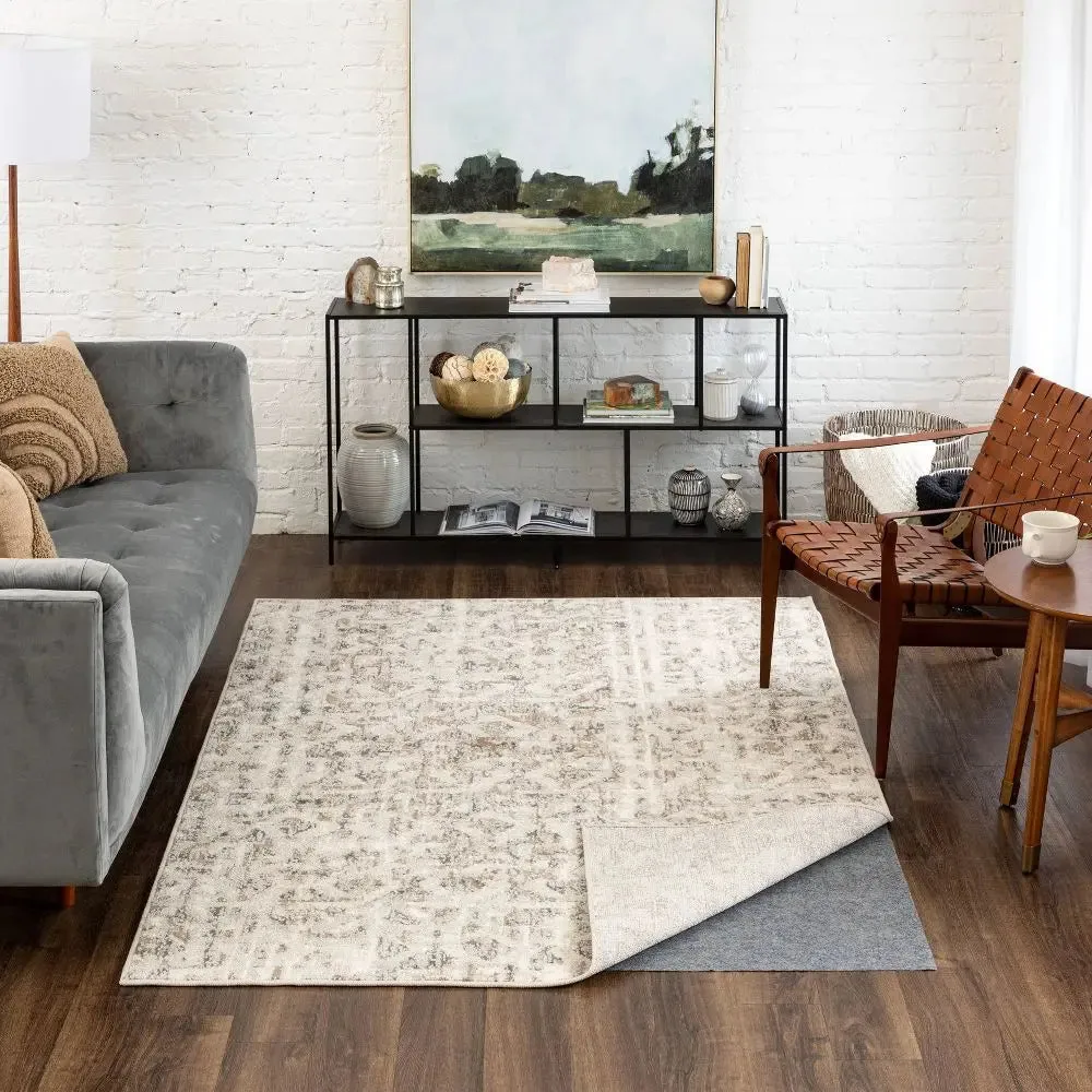 New - Karastan 8'x12' All Purpose Rug Pad Gray