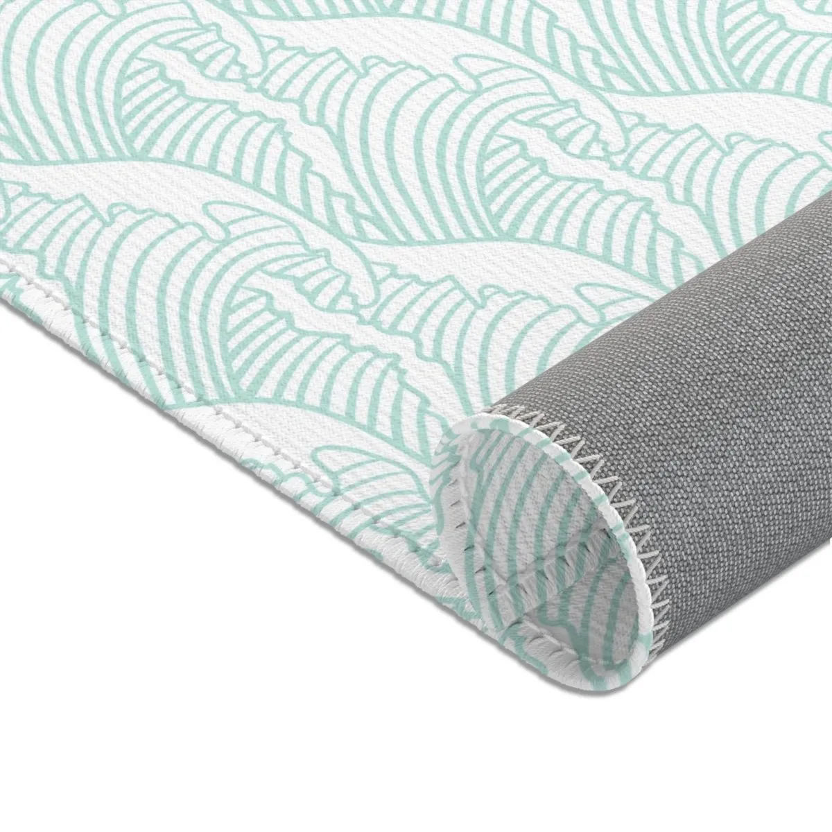 Ocean Waves Nursery Rug