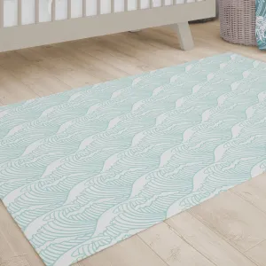 Ocean Waves Nursery Rug