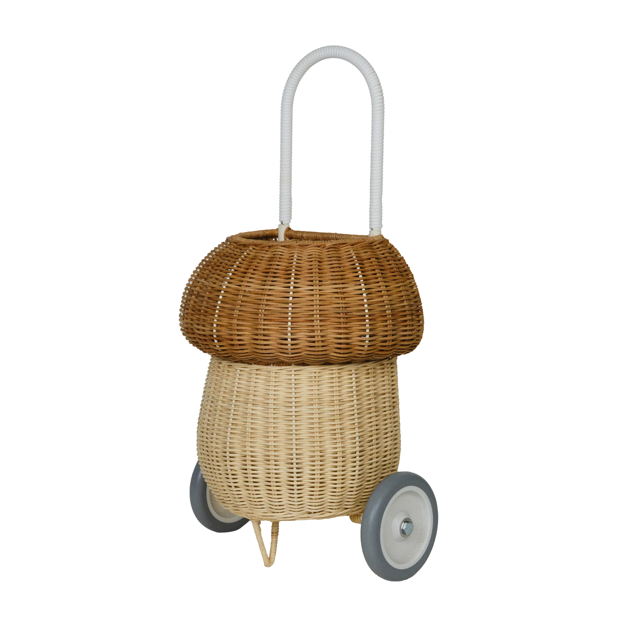 Olli Ella Rattan Mushroom Luggy - Natural