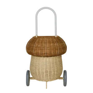 Olli Ella Rattan Mushroom Luggy - Natural