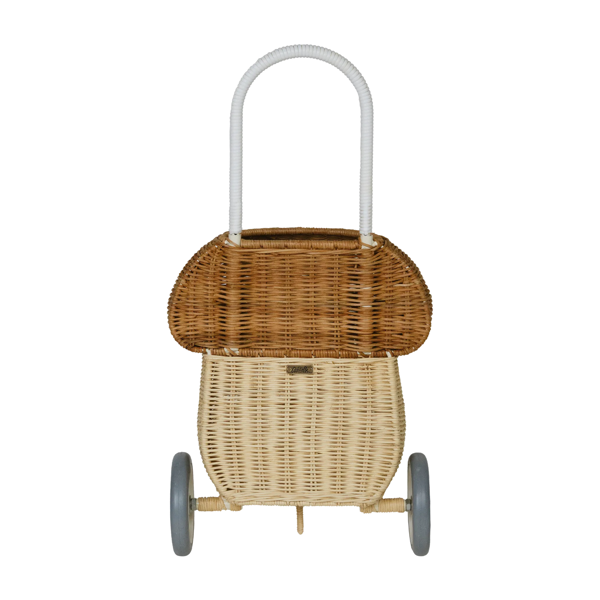Olli Ella Rattan Mushroom Luggy - Natural