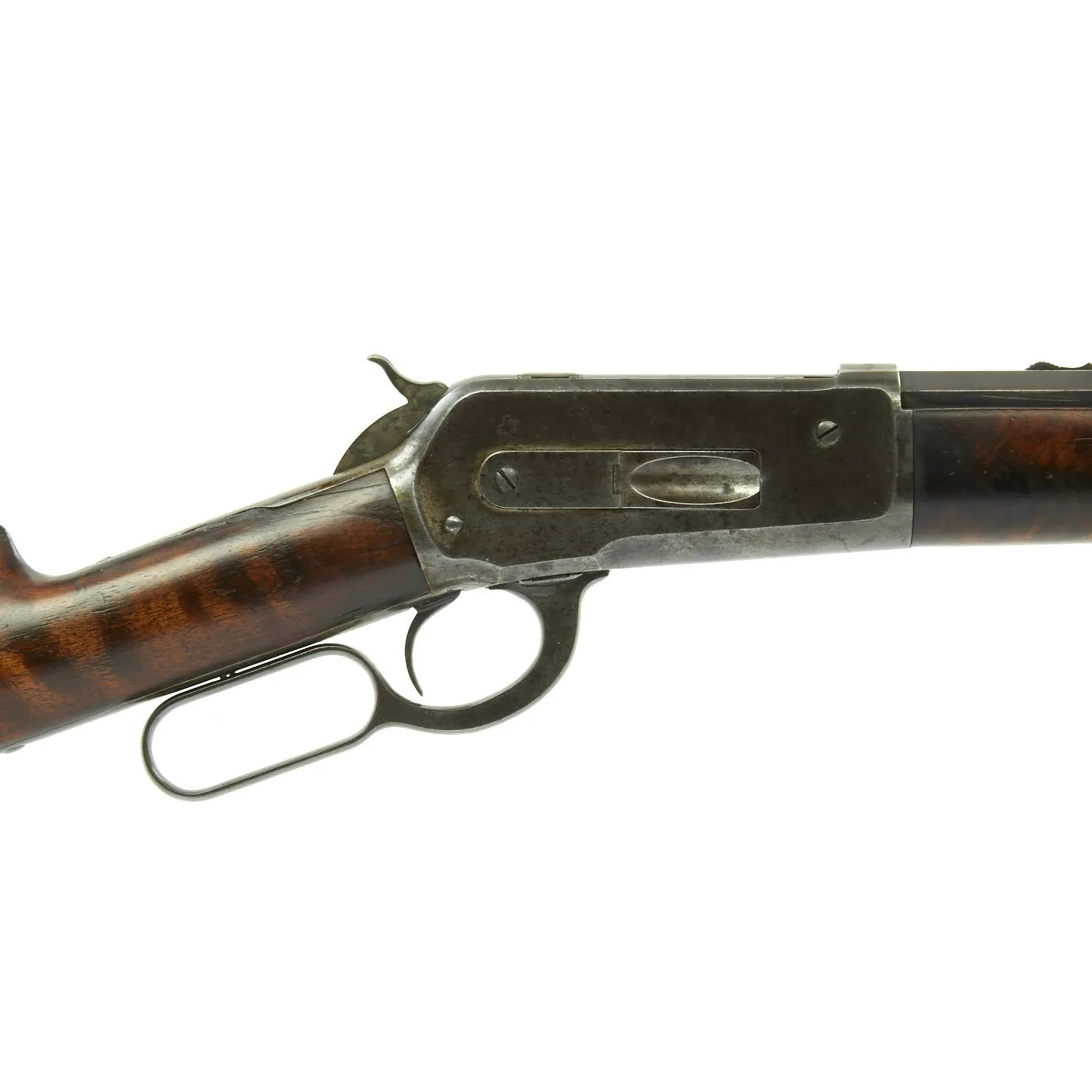 Original U.S. Winchester Model 1886 .40-65 Octagonal Barrel Rifle with Fancy Wood and Factory Letter - made in 1887