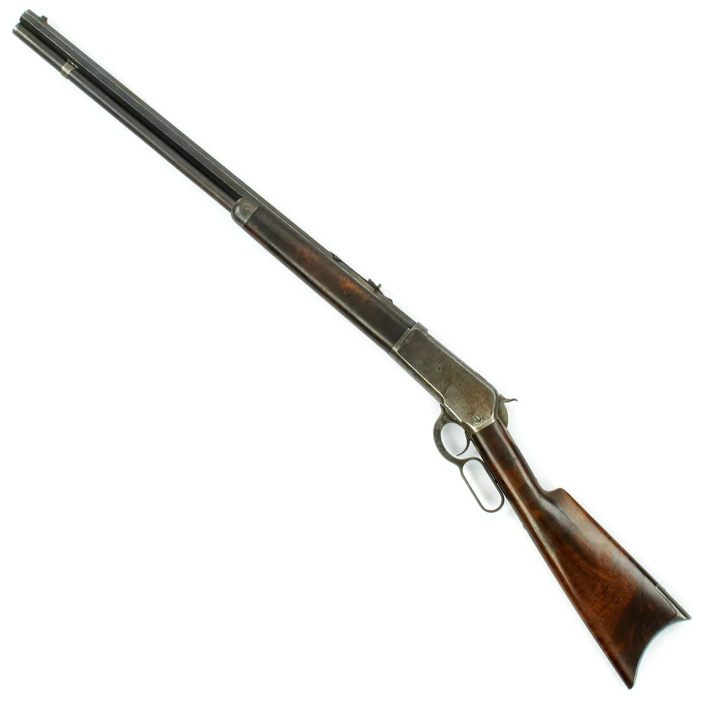 Original U.S. Winchester Model 1886 .40-65 Octagonal Barrel Rifle with Fancy Wood and Factory Letter - made in 1887