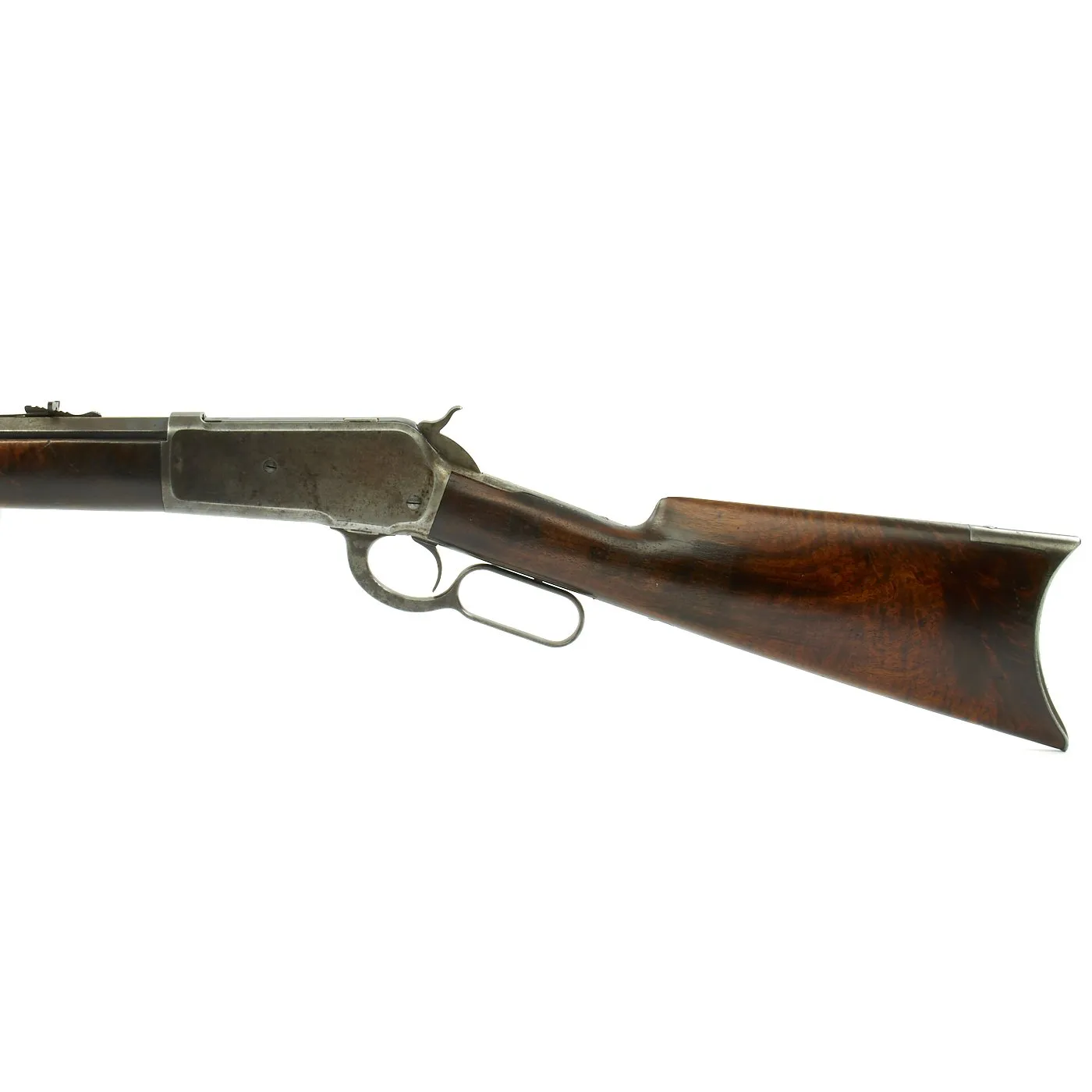 Original U.S. Winchester Model 1886 .40-65 Octagonal Barrel Rifle with Fancy Wood and Factory Letter - made in 1887