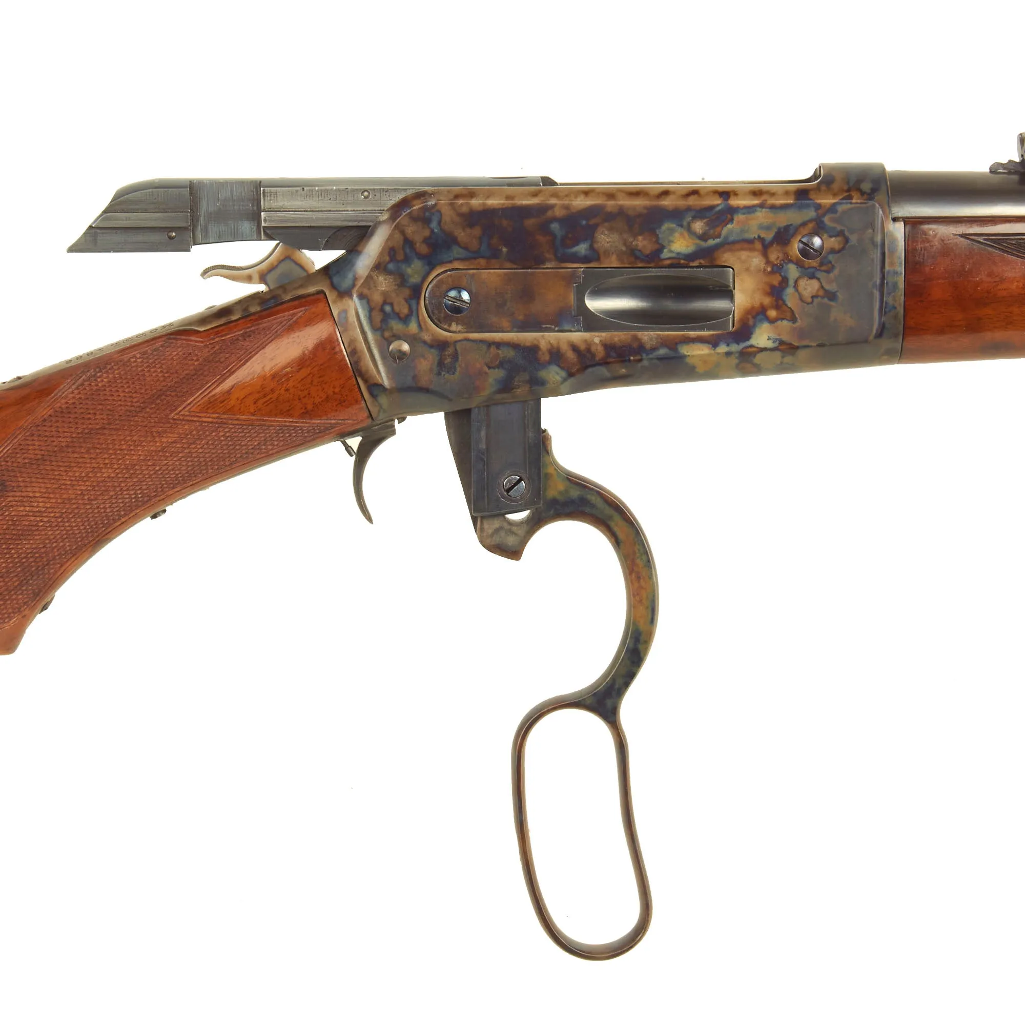 Original U.S. Winchester Model 1886 Deluxe Sporting Rifle Rebarreled in .33WCF - Serial 69264 made in 1892