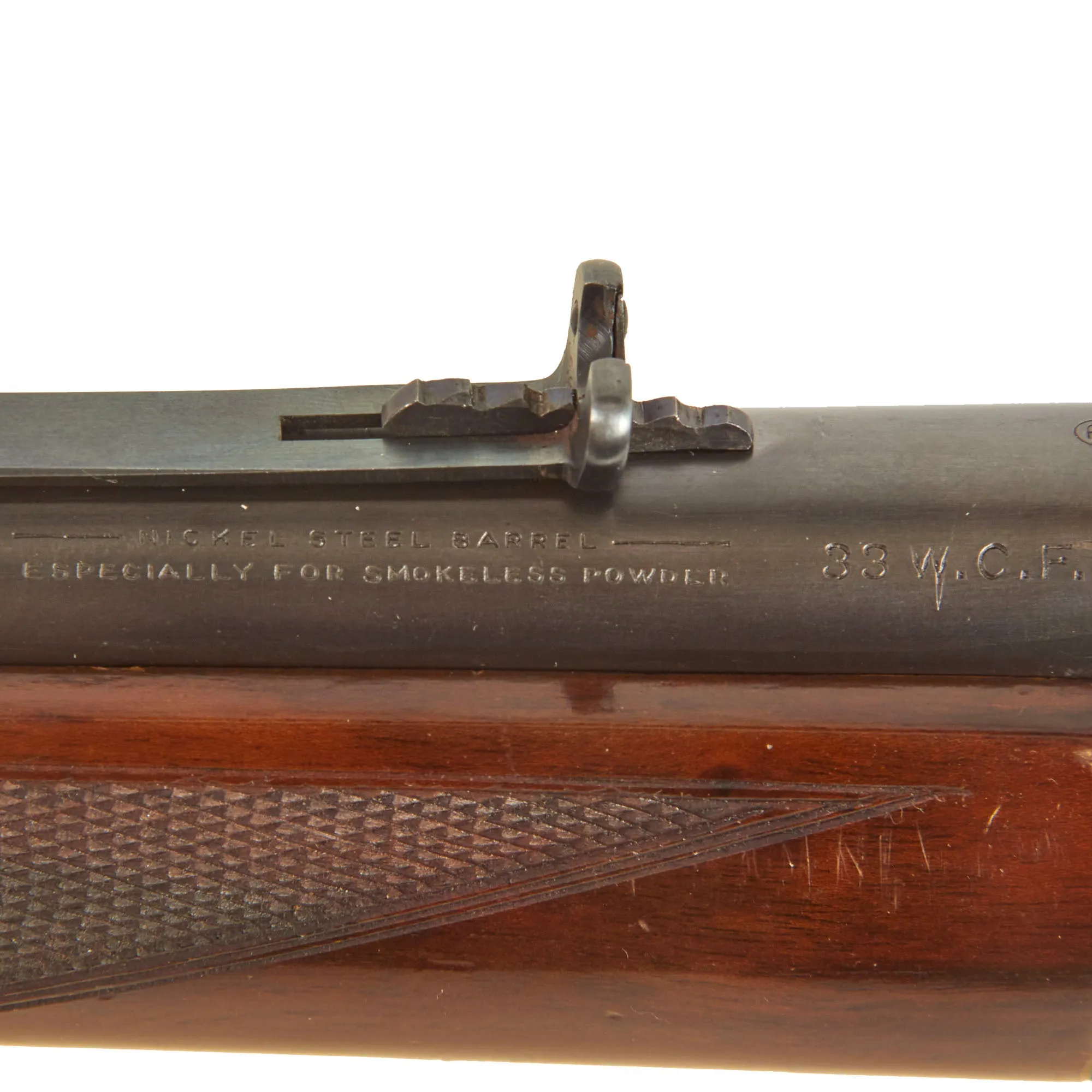 Original U.S. Winchester Model 1886 Deluxe Sporting Rifle Rebarreled in .33WCF - Serial 69264 made in 1892
