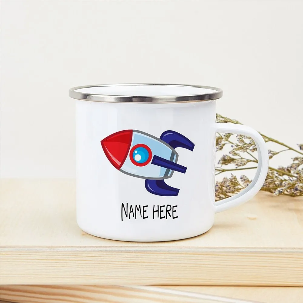 Personalized Kids Enamel Mug