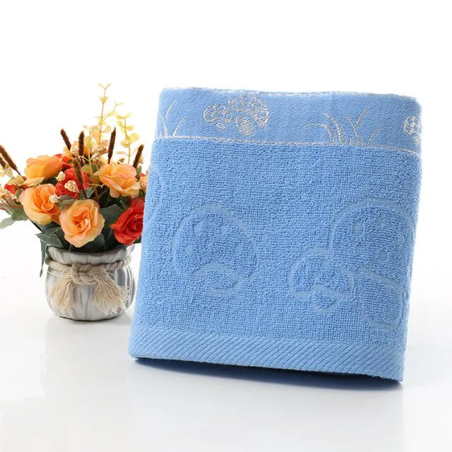 Pure Cotton Plain Bath Towels, Beach Towels, Supermarket Gifts, Absorbent and Quick-drying Multifunctional Bath Towels