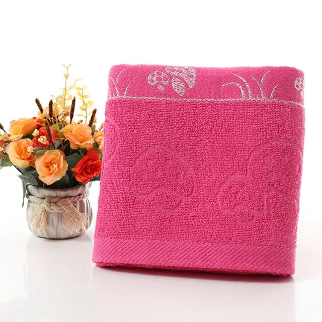 Pure Cotton Plain Bath Towels, Beach Towels, Supermarket Gifts, Absorbent and Quick-drying Multifunctional Bath Towels