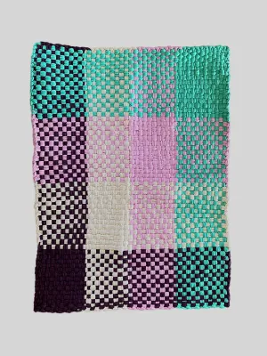Rectangular Rugs Sea-Green-Pink-Off-White-Burgundy