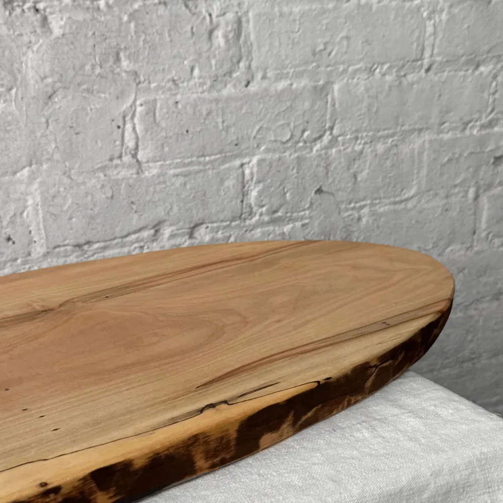 Spencer Peterman Large Spalted Maple Oval Serving Board (No. OV14)