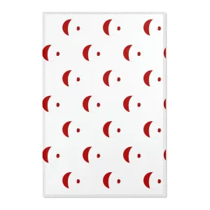 Traditional Red & White Bobber - Pattern - Area Rugs